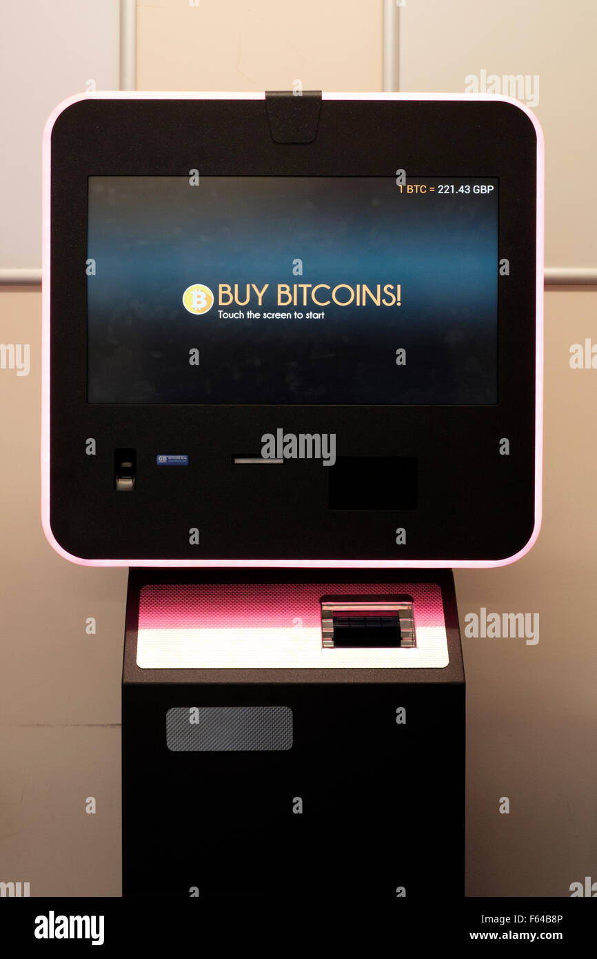A Digital Currency Bitcoin Atm England Uk Stock Photo 89836454 Alamy - 